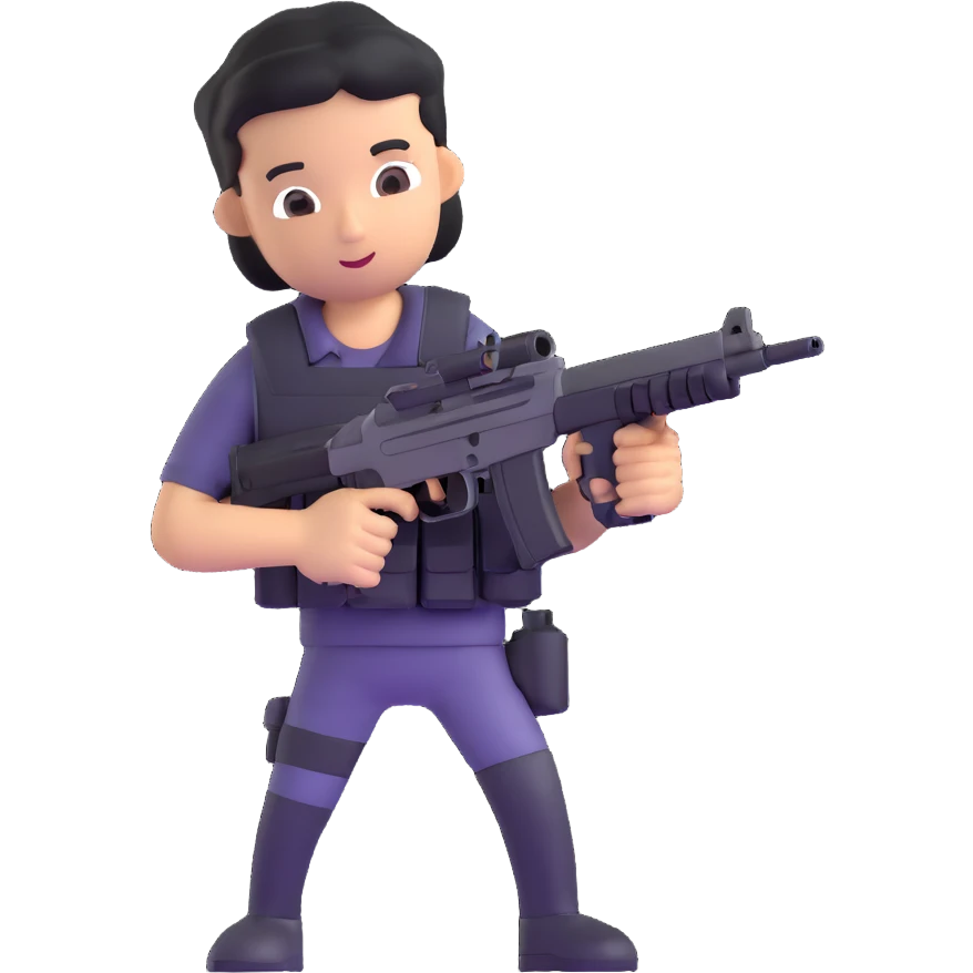 shooter character emoji