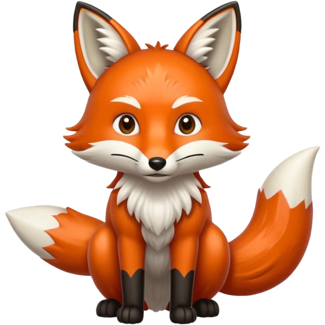 fox with seven tails emoji