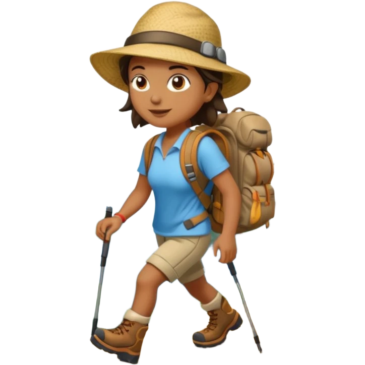 hiking emoji