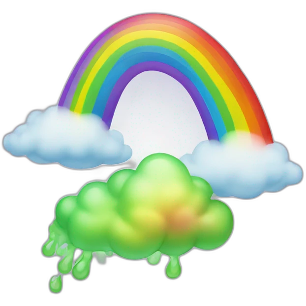 farting rainbow emoji