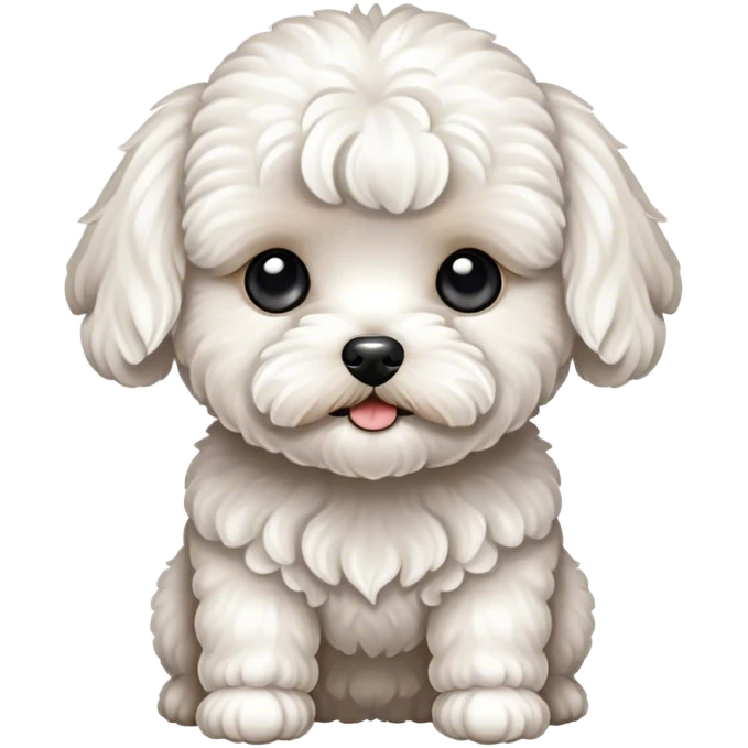 white maltipoo emoji