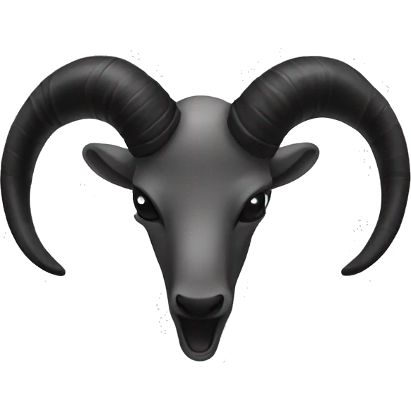 Upside down horns emoji