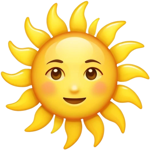 Sun emoji