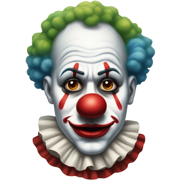 Sad clown emoji