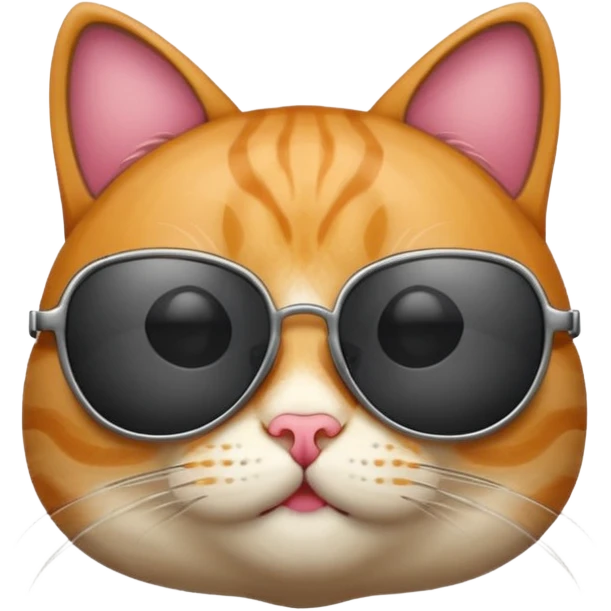 Cat wearing sunglasses emoji