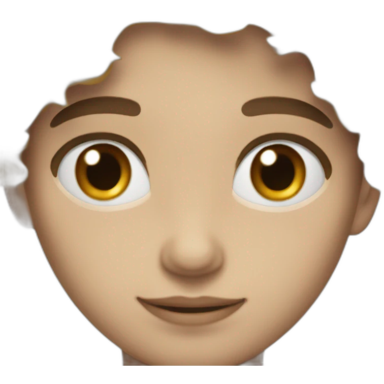 Garçon yeux bleus et cheveux bruns emoji
