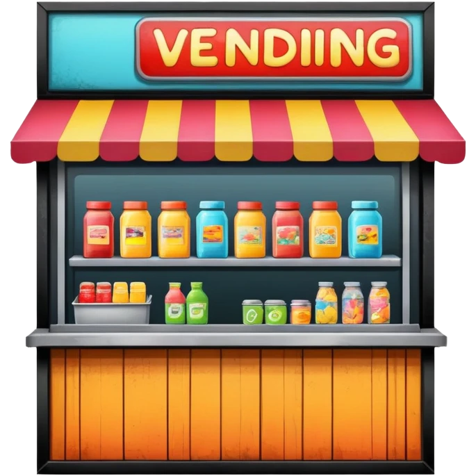 street vending store emoji