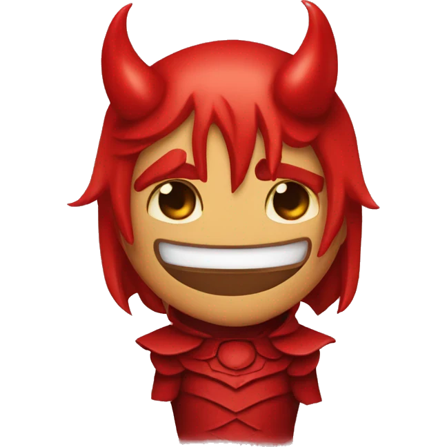 Demonio rojo emoji