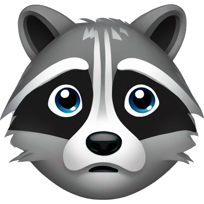 Crying raccoon  emoji