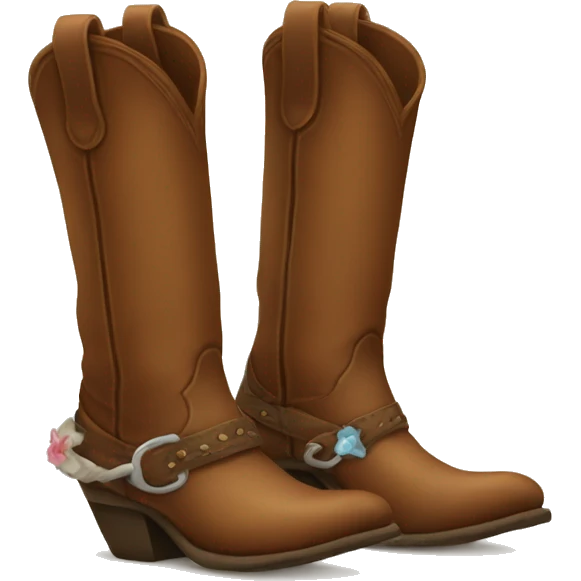 cowgirl boots emoji