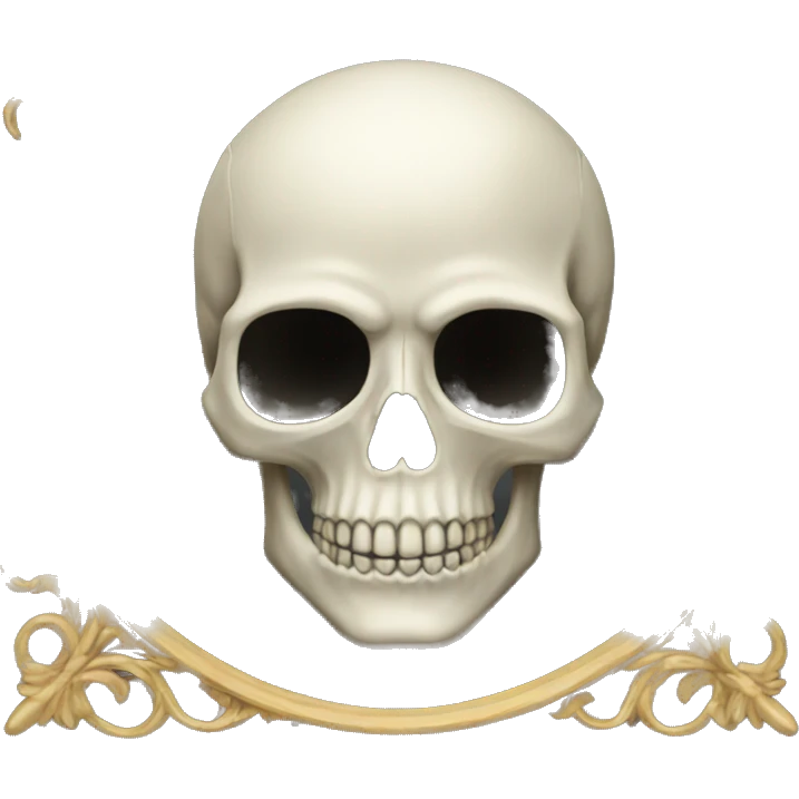 Elegant Skull  emoji