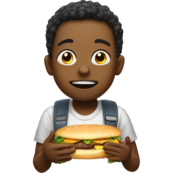 Hungry boy emoji