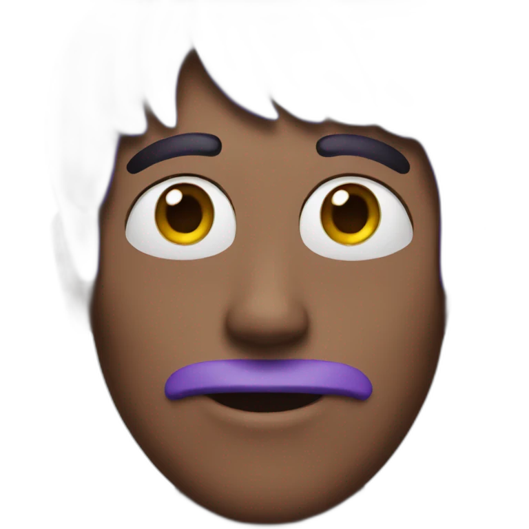 Purple guy emoji