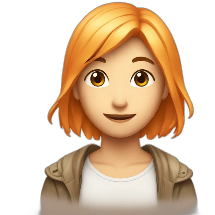 オレンジ色のリング emoji
