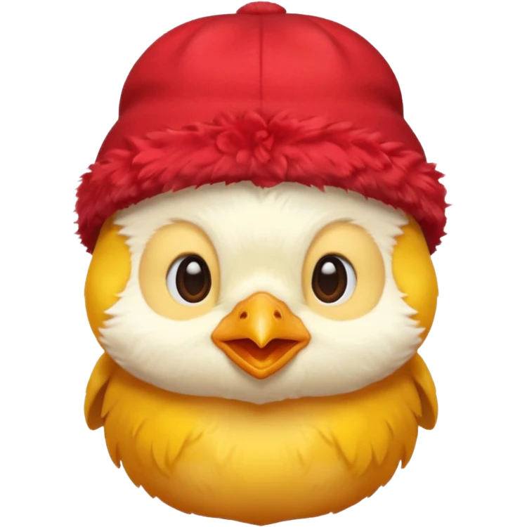 Chick in a hat emoji