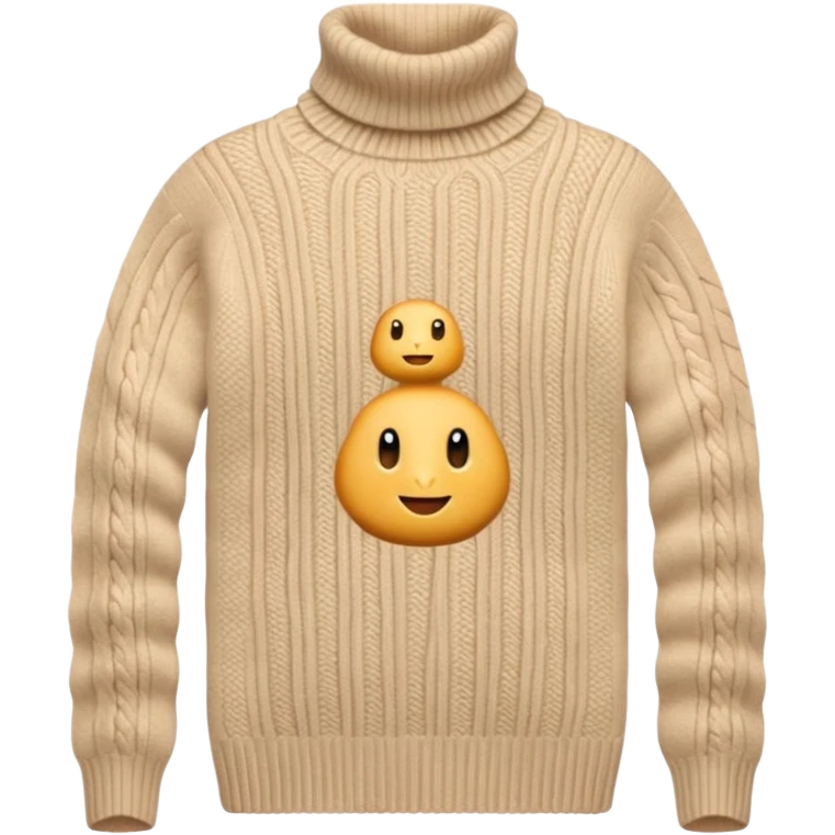 beije turtleneck sweater emoji
