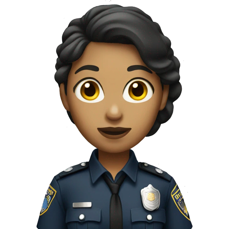 Woman Police Officer with light skin emoji