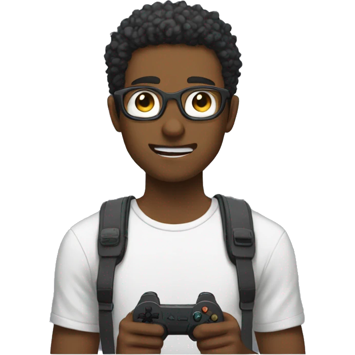anime man play video games emoji