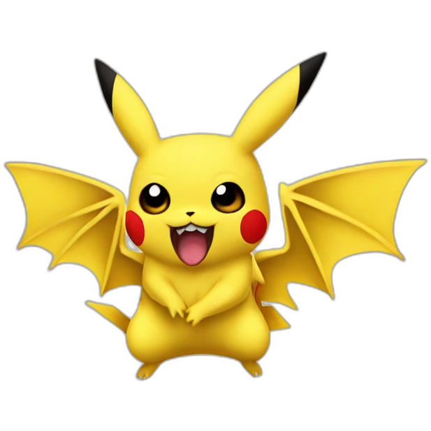Pikachu vampire emoji