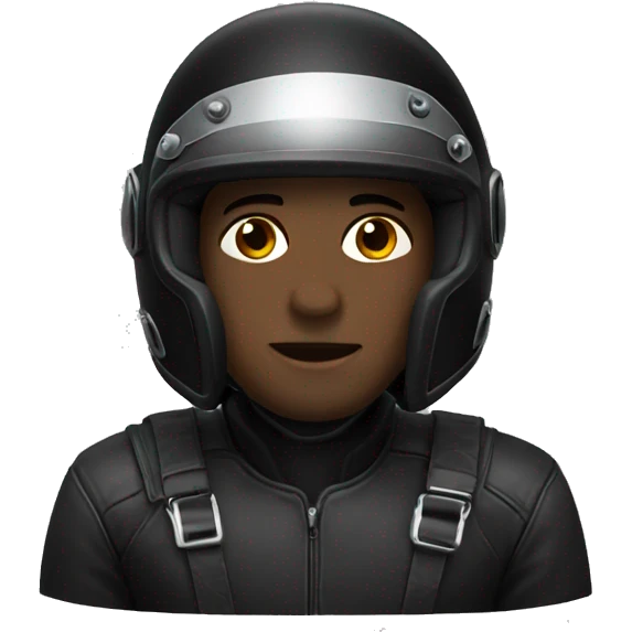 Black Motorcycle Helmet emoji