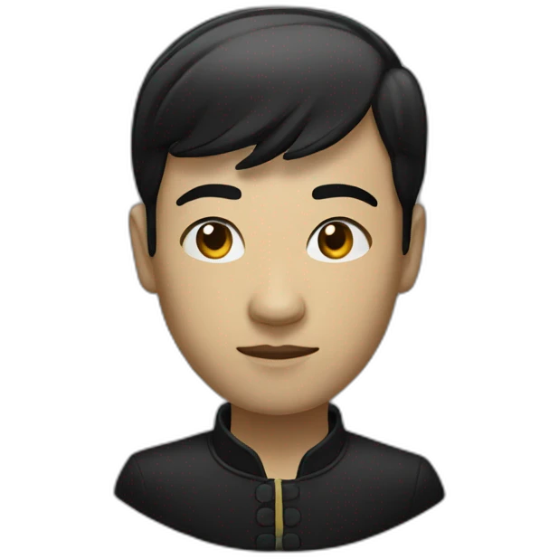 Un noir chinois emoji
