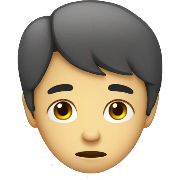 sad boy emoji