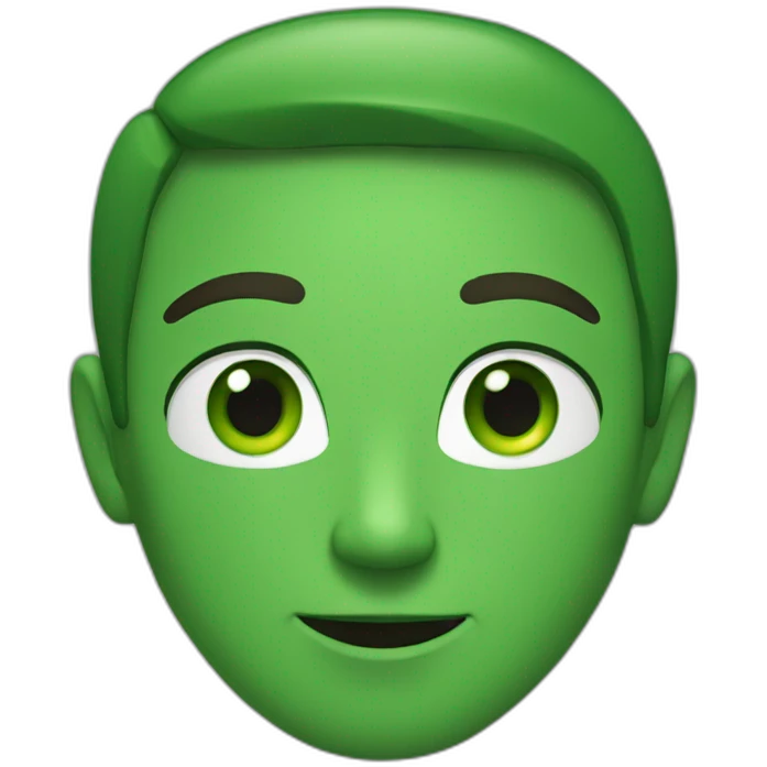 green eyed man emoji