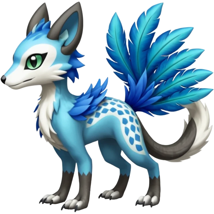 Meloetta-Vernid-Trico-Sergal-Pokémon-Digimon-Fakémon-fusion-hybrid-creature emoji