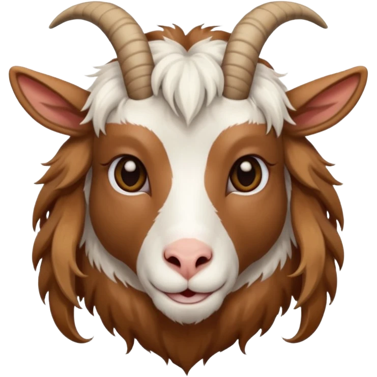 long haired female goat emoji