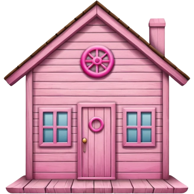 home sign pink emoji