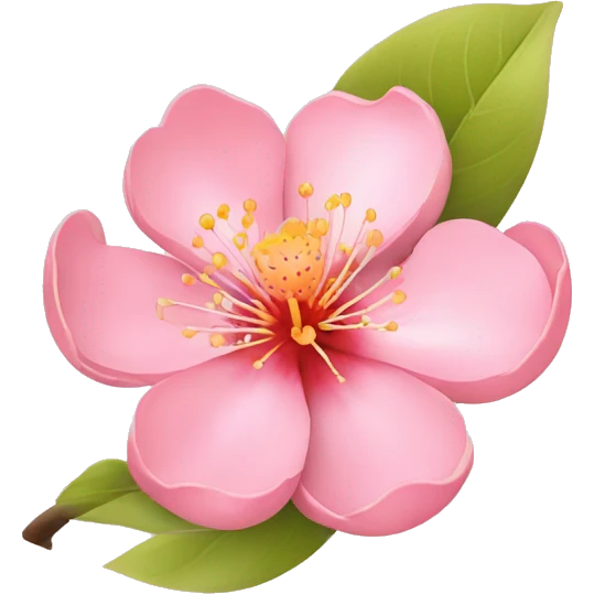 peach blossom emoji