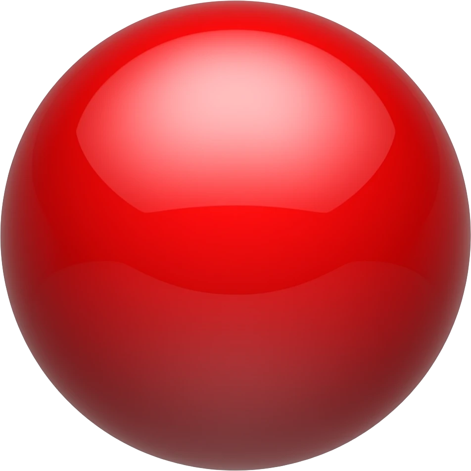 red ball emoji