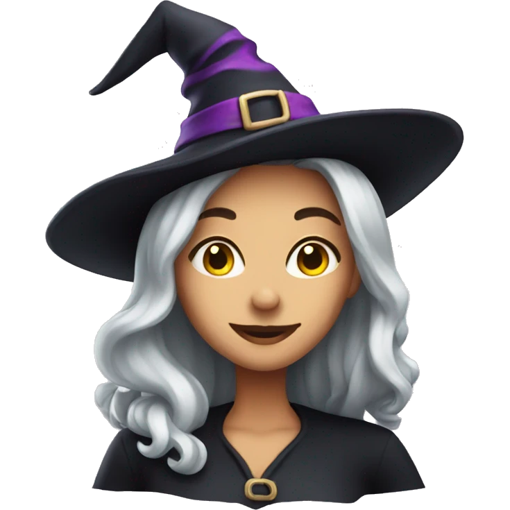 flirty witch emoji