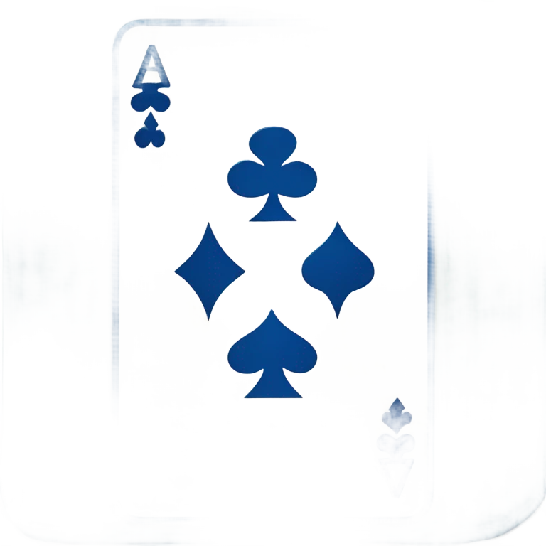 blue playing card emoji