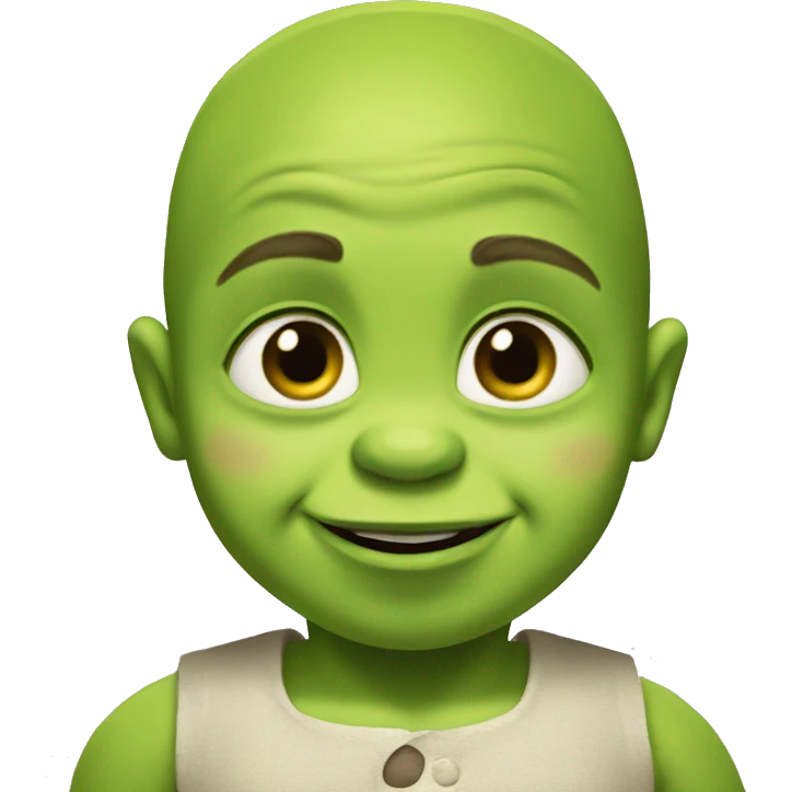 Baby shrek  emoji