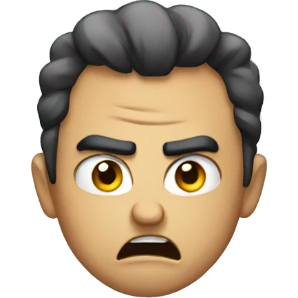 Angry emoji