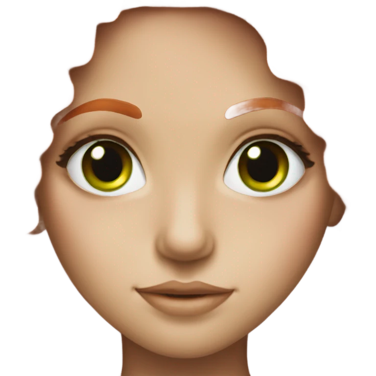 green eyes  red headed girl emoji