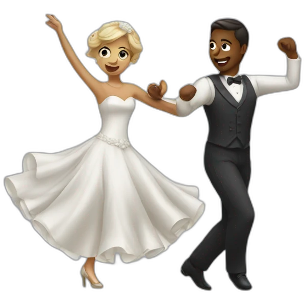 Wedding dance  emoji