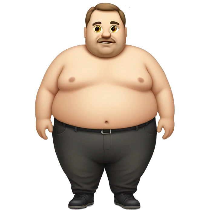 fat man emoji