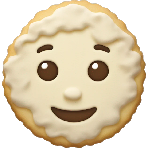 Sugar cookie emoji
