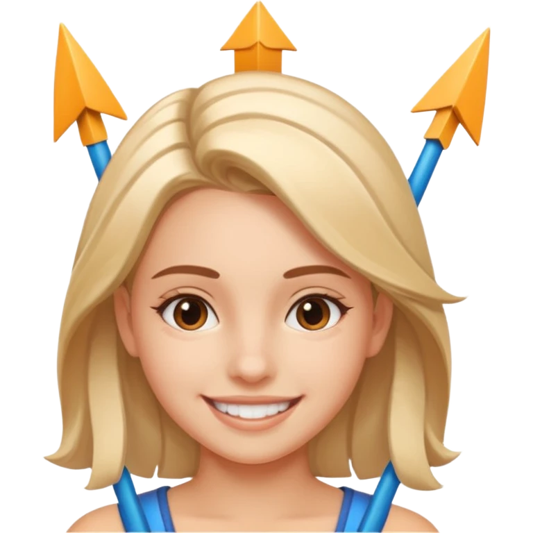 un emoji de una chica en una reunión con unas flechas que indiquen duplicar la velocidad emoji