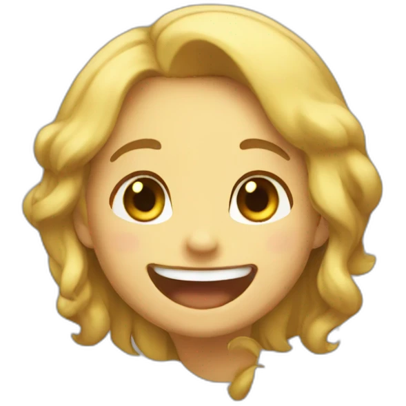 Isabelle laughing emoji