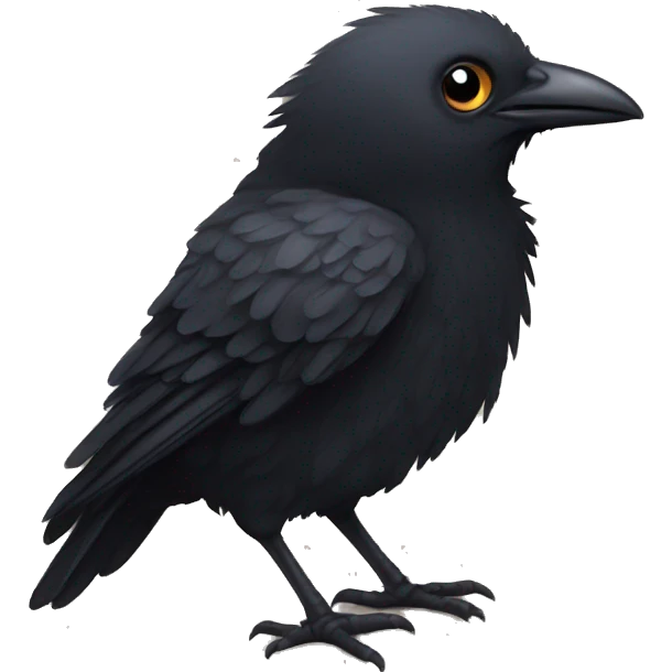 baby crow emoji