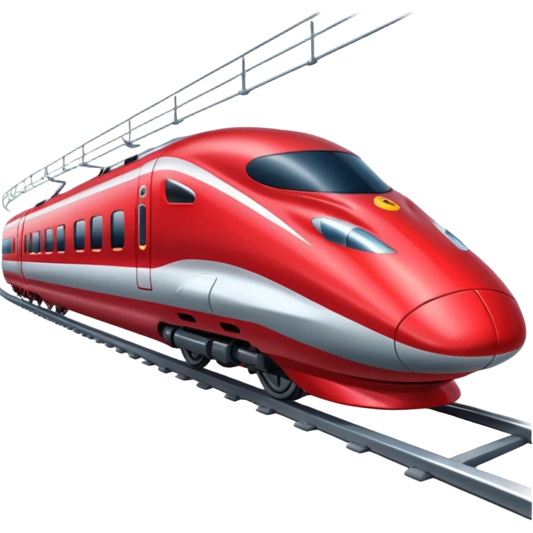Red bullet Train emoji