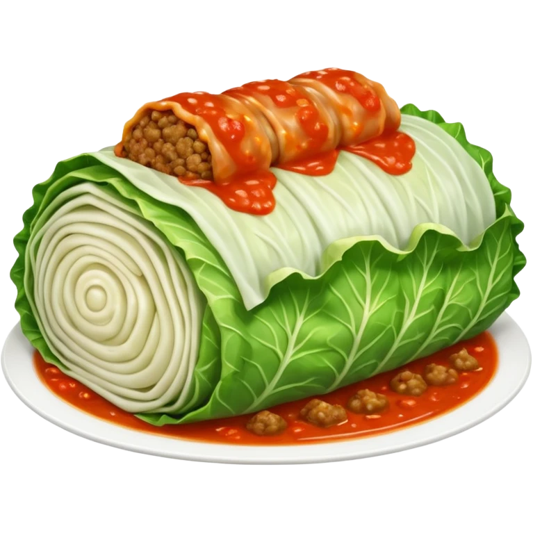 Cabbage roll emoji