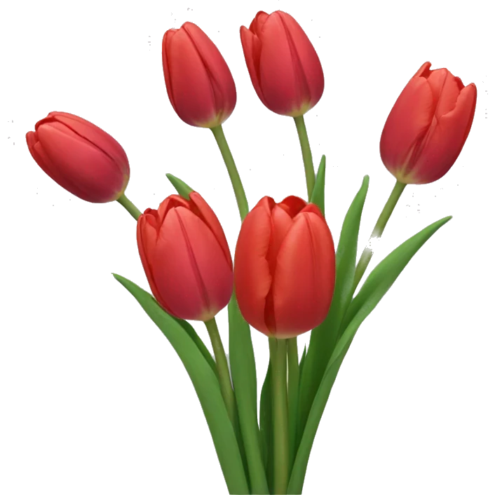 Tulips  emoji