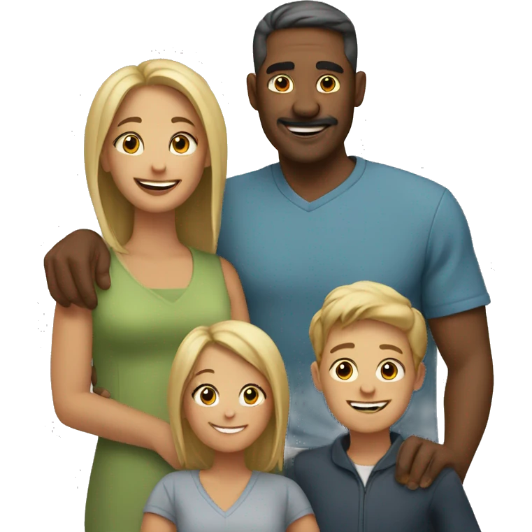 One happy family emoji