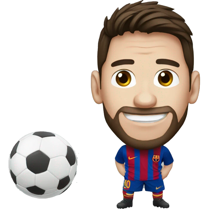 Messi as a goolkeper emoji