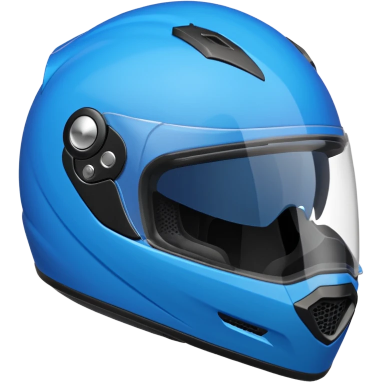 emoji capacete de moto azul (use a cor no HEX/HTML #1440FF) emoji