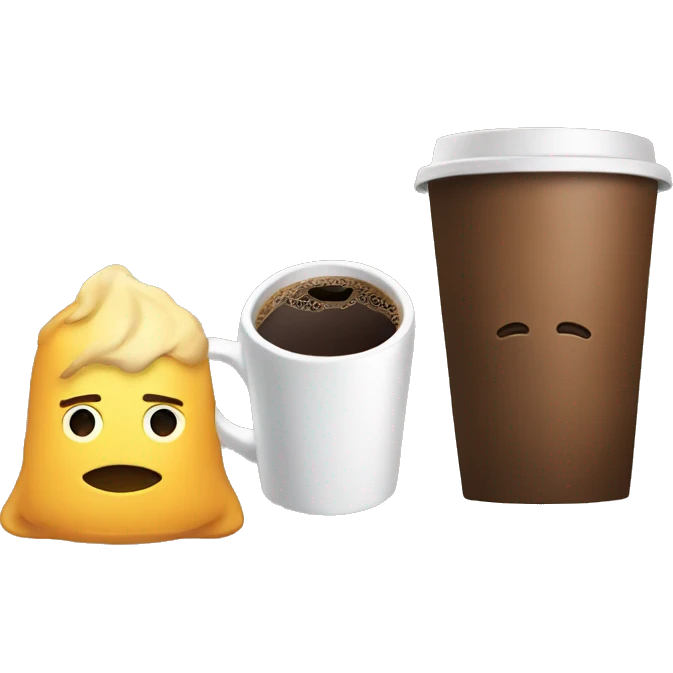 Coffe and gym emoji